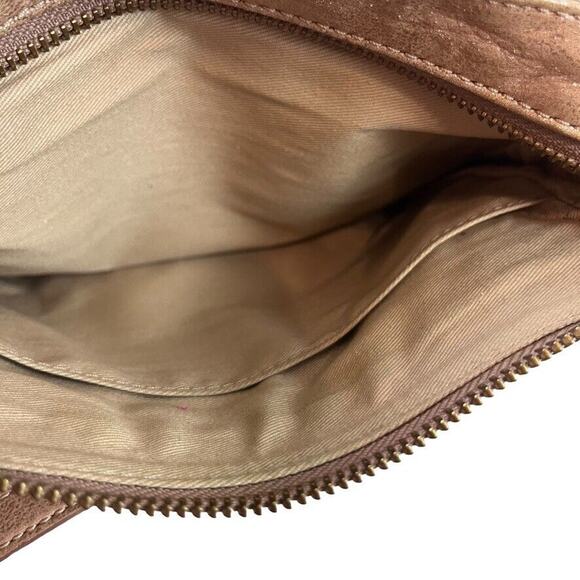 Fossil Womens Small Rose Gold Crossbody Purse Shoulder Bag Leather "Stained" - Picture 15 of 16